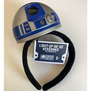 Disney Parks Light Up R2-D2 Headband with Sound Droid Depot Star Wars